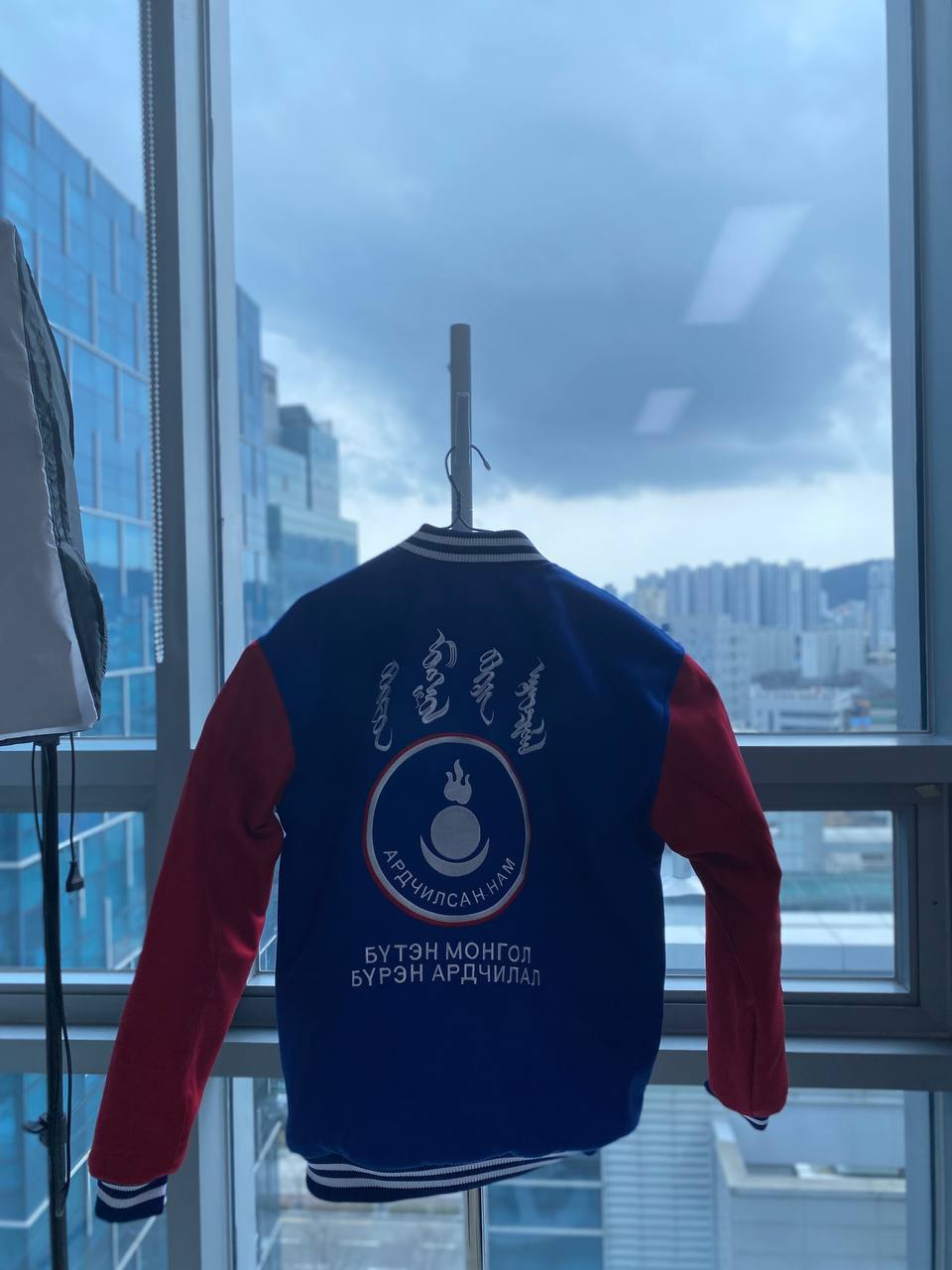 선거복 점퍼 (적색 슬리브)